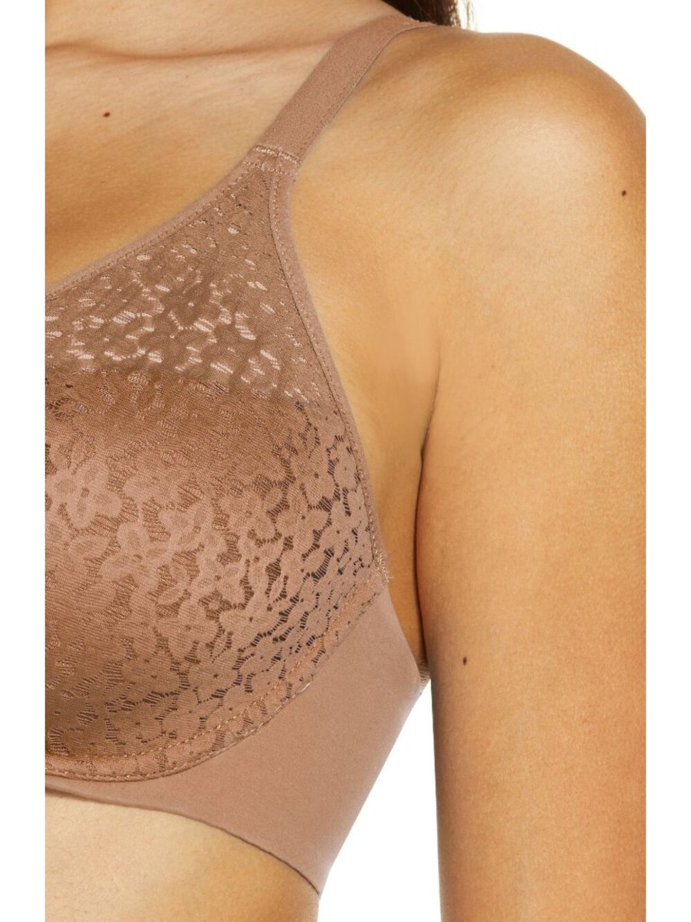 🆕CHANTELLE Norah Underwire Non-Padded Bra 36DDDD Tan Beige #13F1 - Picture 4 of 11